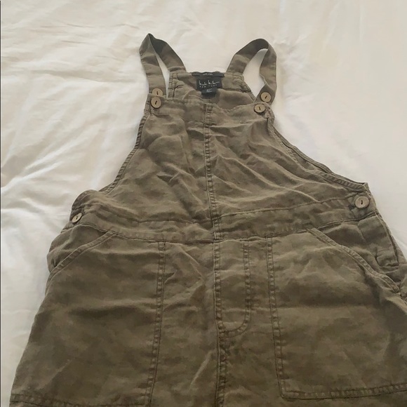 Nicole Miller 100% Linen Jumpsuit - Picture 3 of 7